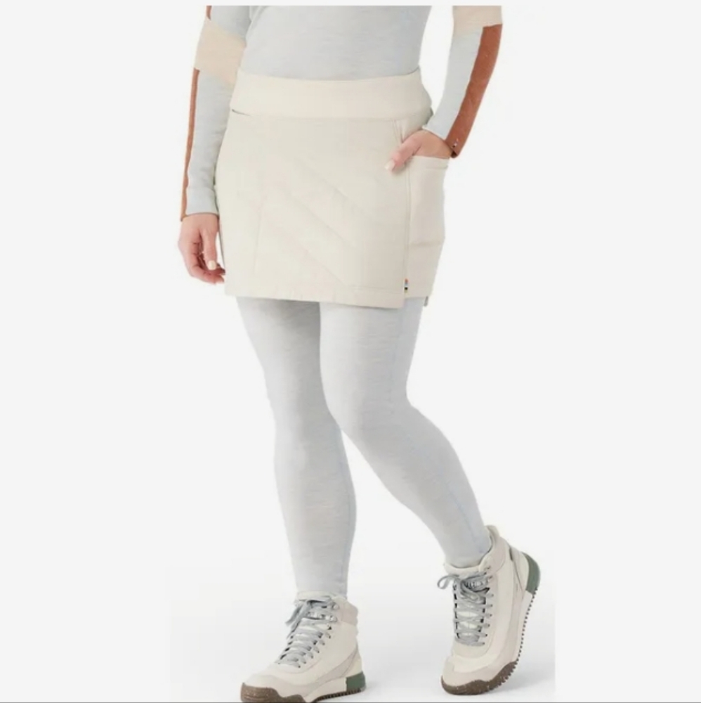 Smart Wool Smartloft Skirt - Women’s Cream Quilted Skirt Size XL